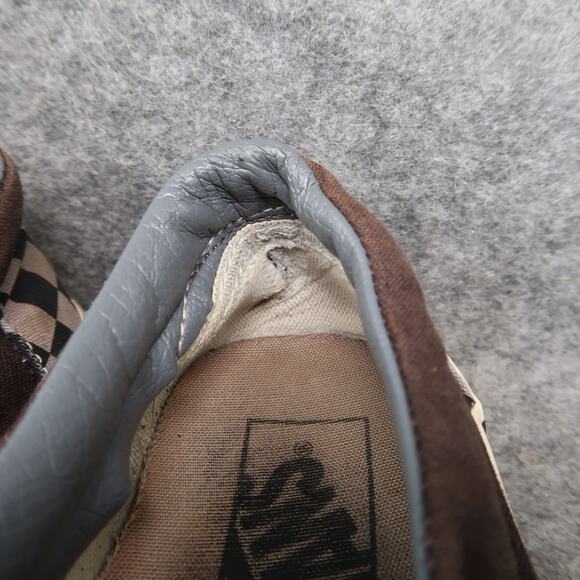 Vans Shoes Womens 6.5 Classic Slip On Sneakers Checkered Casual Canvas Skate - Picture 4 of 14